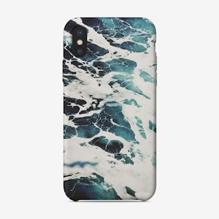 Marble wave iPhone Case