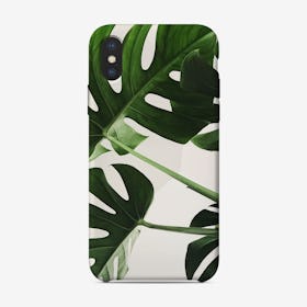 Palm leaves iPhone Case