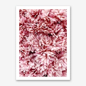 Pink Flowers Bouquete Art Print