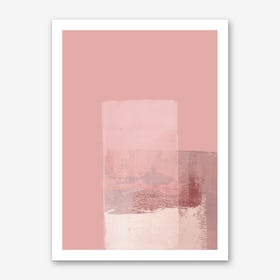Abstract Pink1 Art Print