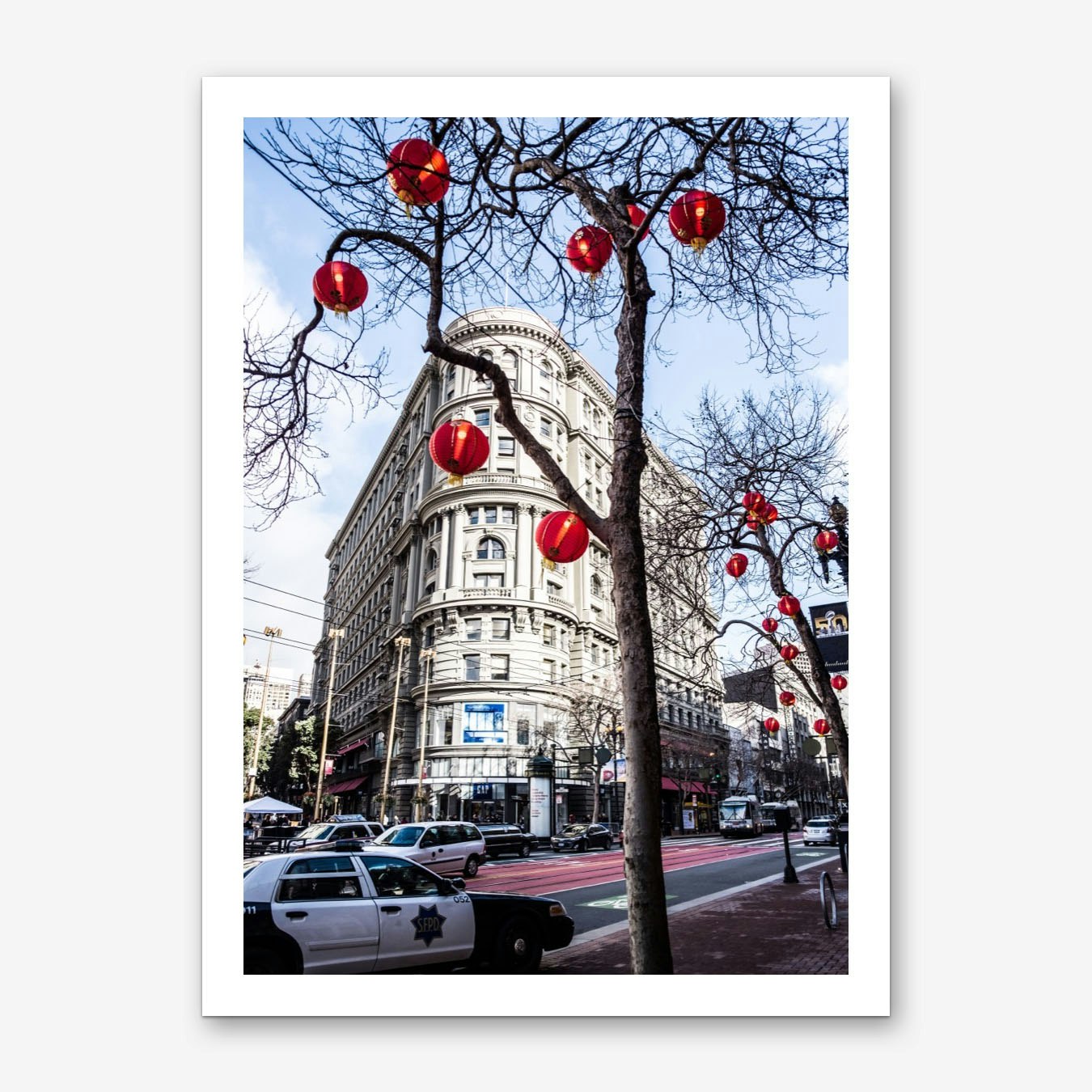 Red Lanterns Art Print by Nikolaos Tzovolos