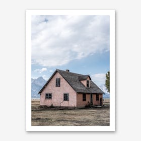 The Pink Barn Art Print