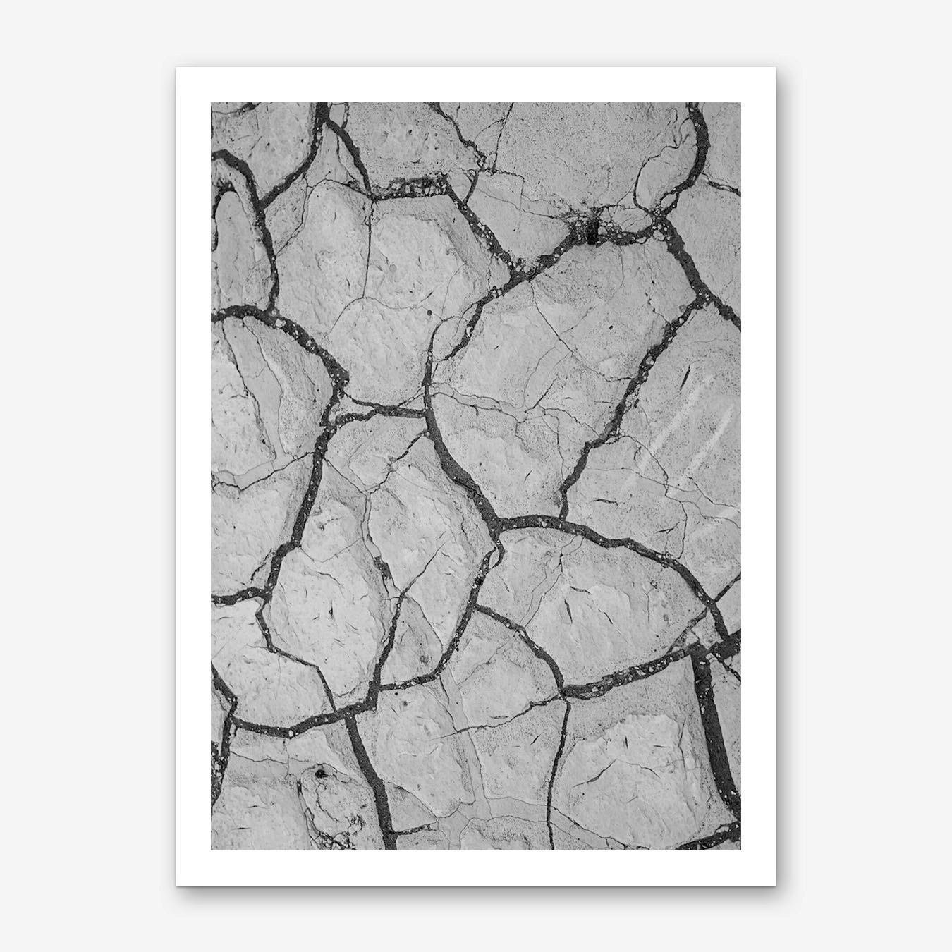 Death Valley Landscape Art Print Black and White Poster for Framed Wall Decor