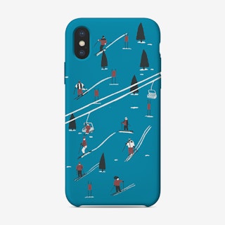 Skiers iPhone Case