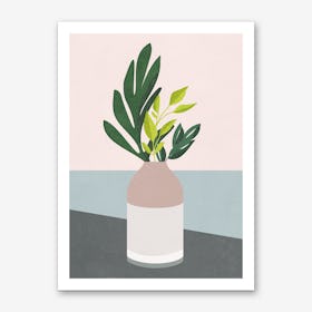 Green Leaves 1 Art Print