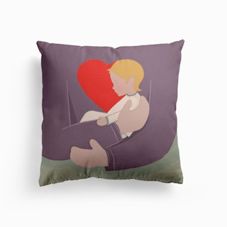 Heart Beat Girl Cushion