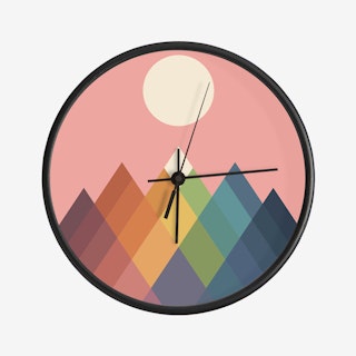 Rainbow Peak Clock
