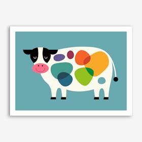 Awesome Cow Art Print