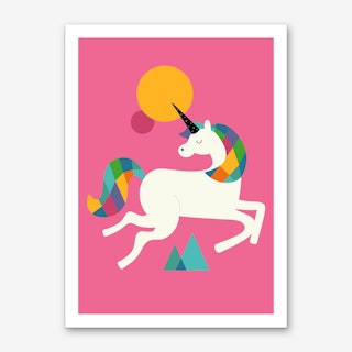 To Be A Unicorn Art Print