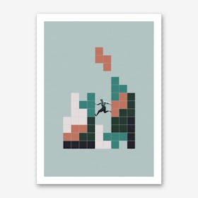 Life Tetris Art Print