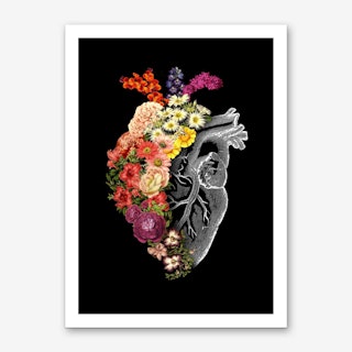 Flower Heart Spring Art Print