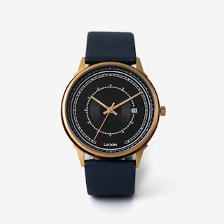 SJÖ Watch - Gold / Black / Beige