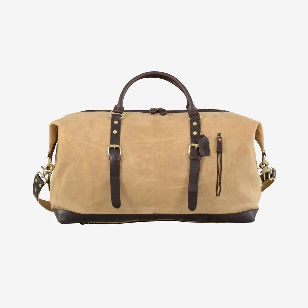 khaki holdall