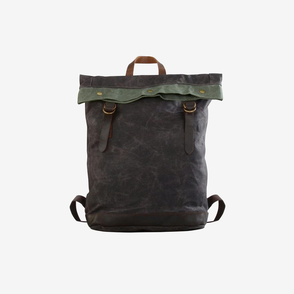 canvas bucket backpack