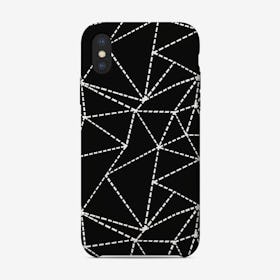 Ab Dotted Lines iPhone Case