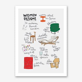 Women Designs Art Print