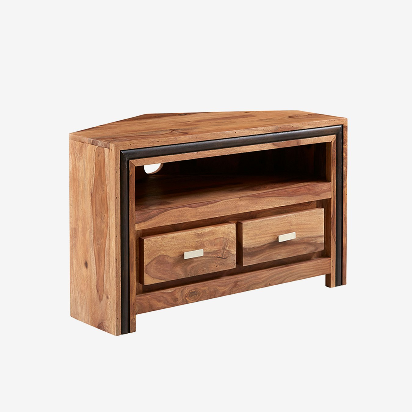 Jodhpur Sheesham Corner Tv Unit