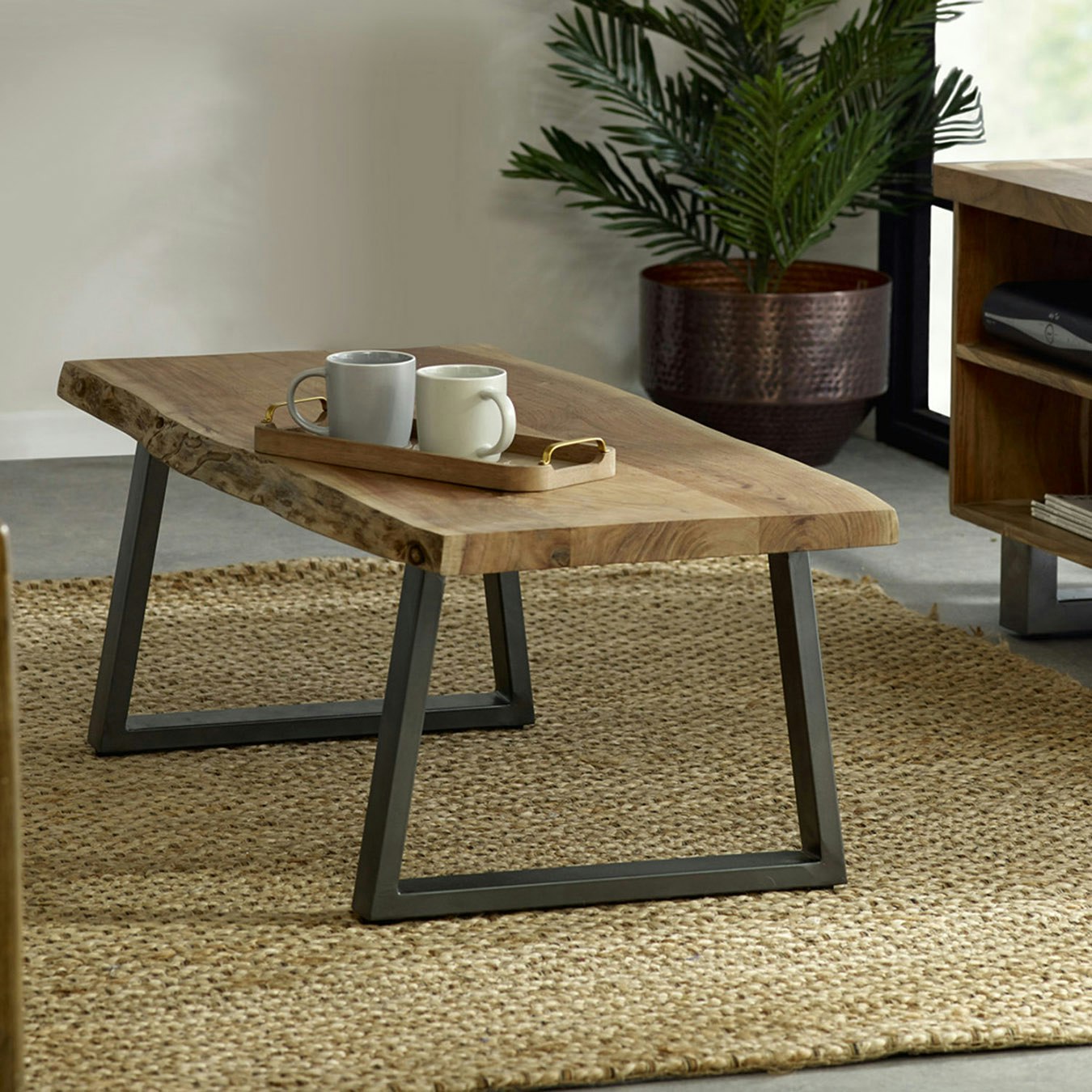 Baltic Live Edge Coffee Table by Indian Hub