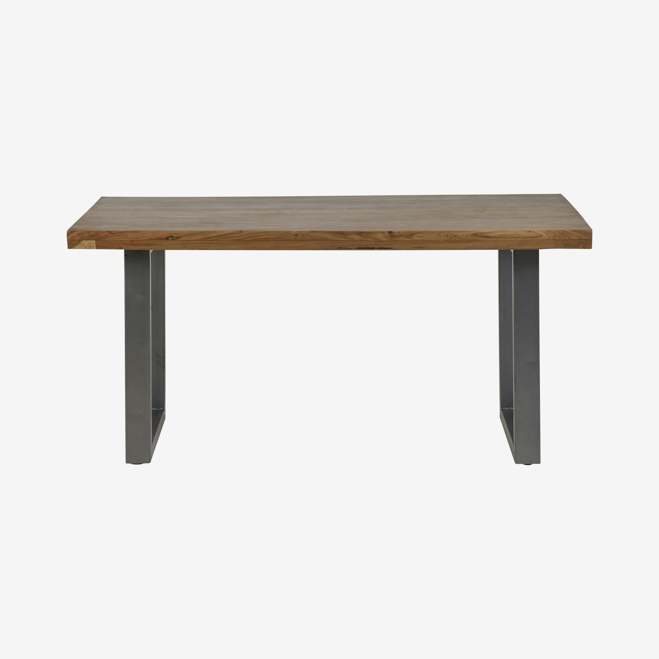 Industrial Dining Table - Wood / Reclaimed Metal by Indian Hub