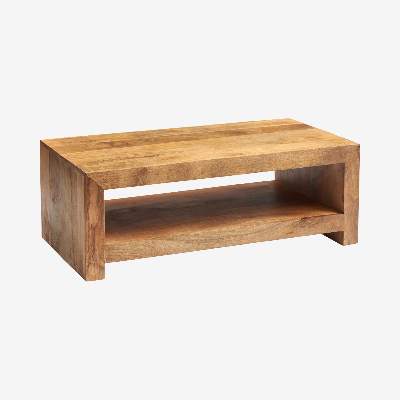Toko Large Coffee Table - Light Mango Wood by Indian Hub