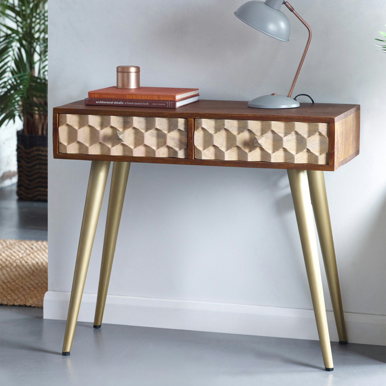 CNC Retro Desk / Console Table by Indian Hub