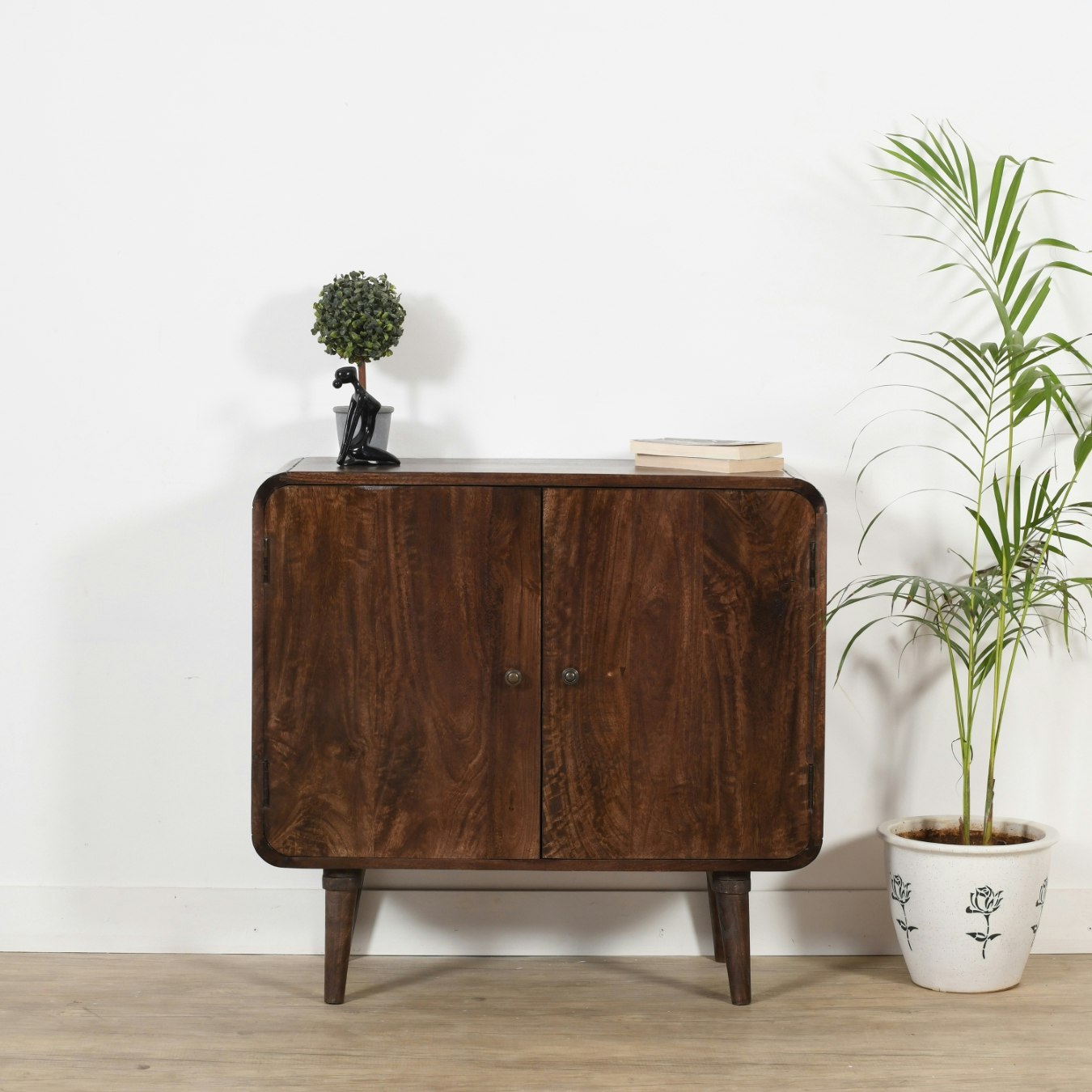 Benjamin 2 Door Sideboard - Dark Mango Wood by Indian Hub