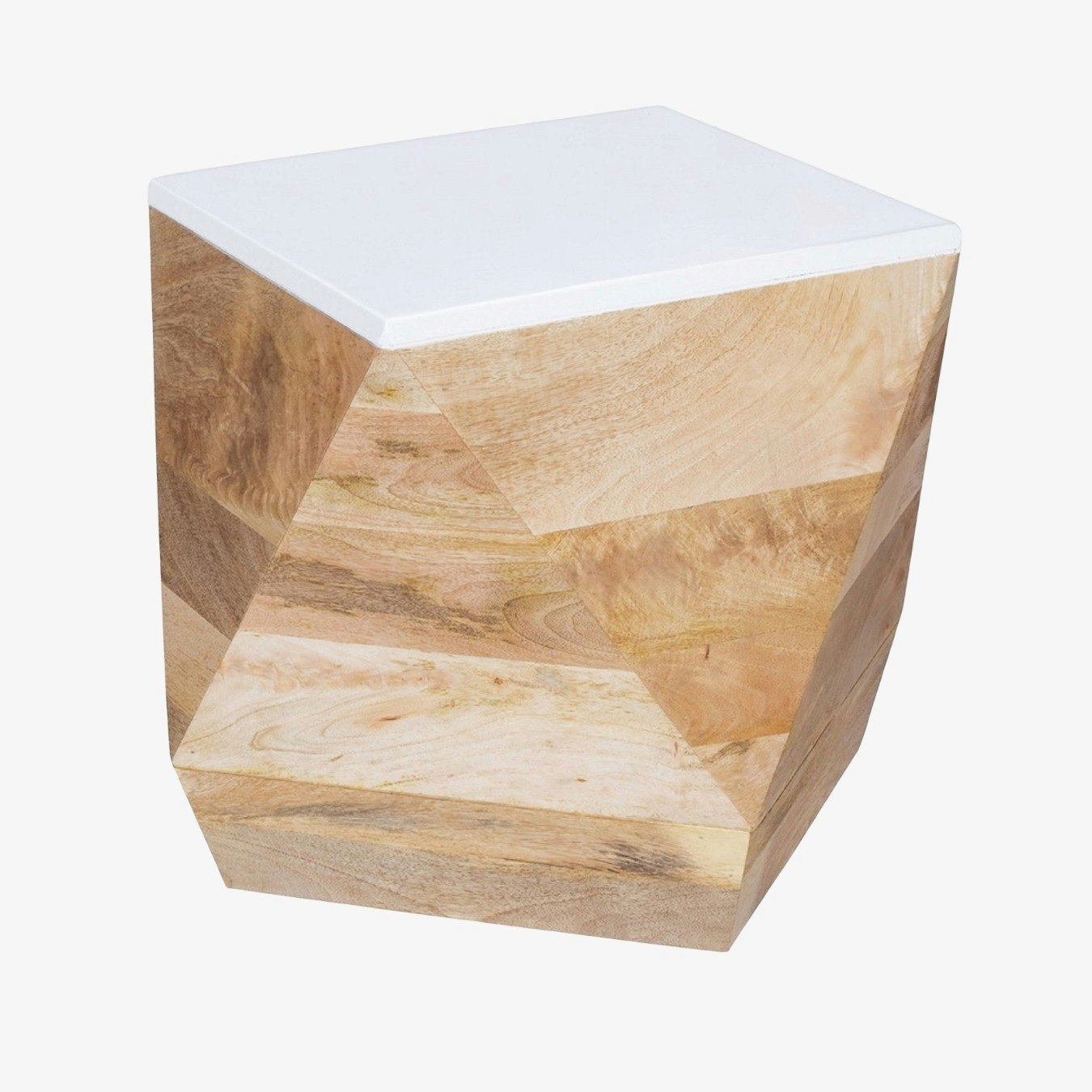 Bocelli Side Table - Solid Mango Wood by Indian Hub