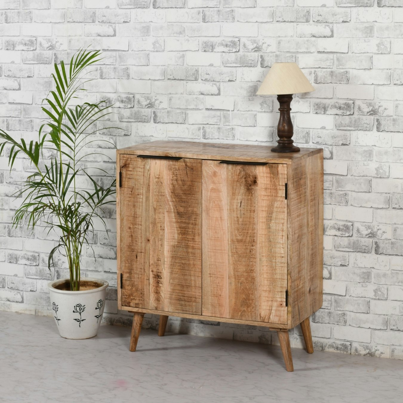 smyril Drinks Cabinet / Sideboard - Solid Wood by Indian Hub