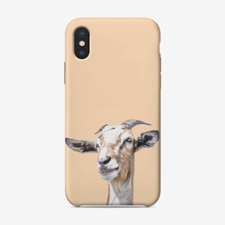 Orange goat iPhone Case
