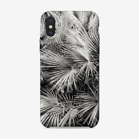 Palm Trees BW iPhone Case