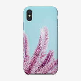 Pink Palm Trees iPhone Case