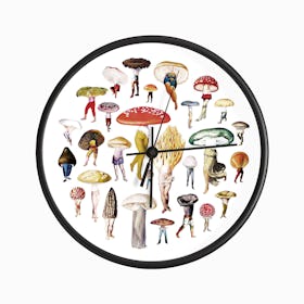 Mushroom Patch Clock