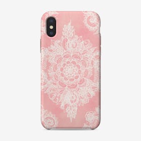 Marshmallow Lace  iPhone Case