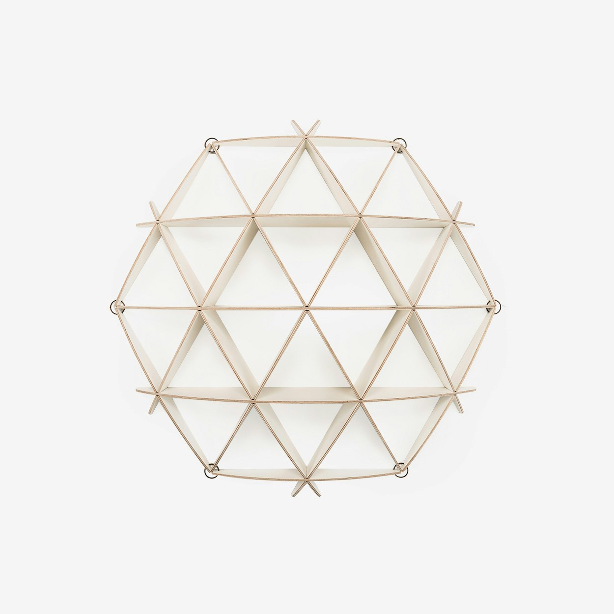 Mini Bookshelf Comb in White by Borealis