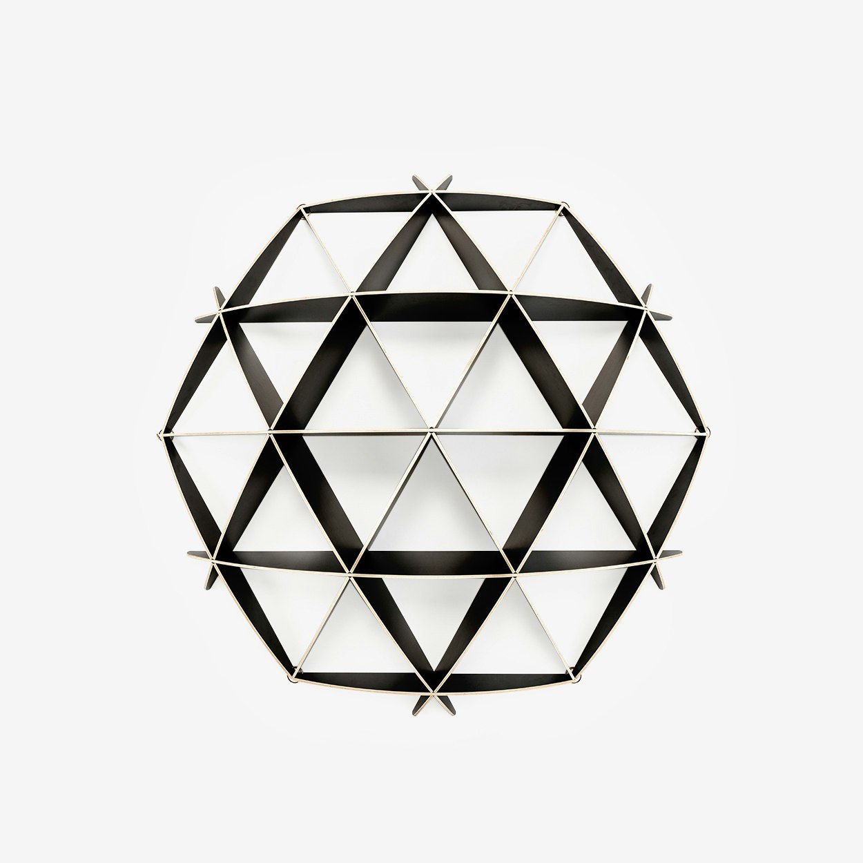 Mini Bookshelf Comb in Black by Borealis
