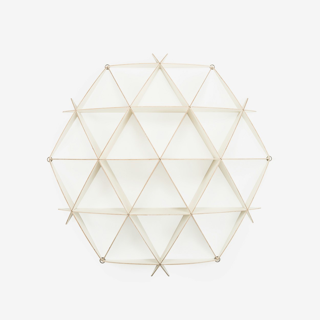 Medium Bookshelf Comb in White by Borealis