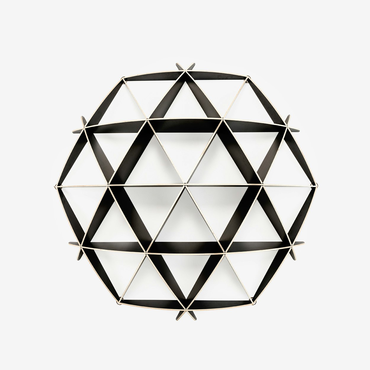 Medium Bookshelf Comb in Black by Borealis