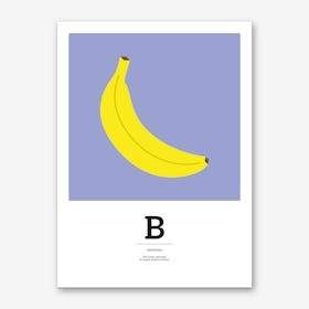 The Food Alphabet – B Art Print