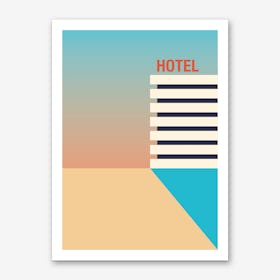Hotel Sunrise Art Print