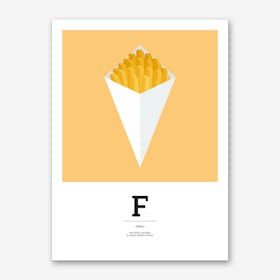 The Food Alphabet – F Art Print
