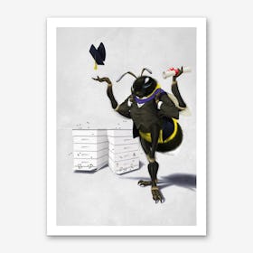 Too Bee or Not Too Bee (Wordless) Art Print