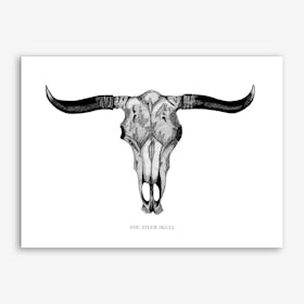 The Steer Skull Art Print