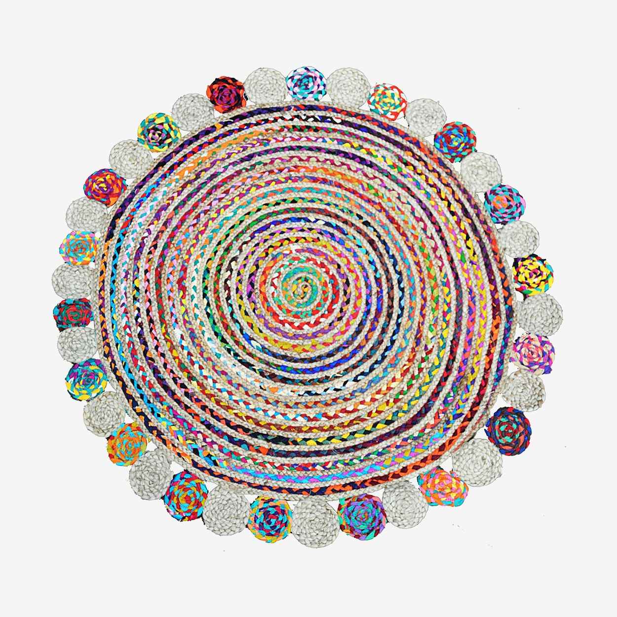 Roberta Round 52 Multi Rug by Bakero