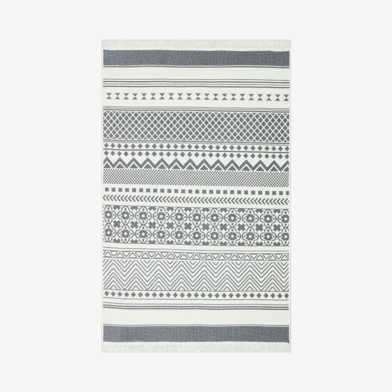 Arya Ecclectic Rug - Grey