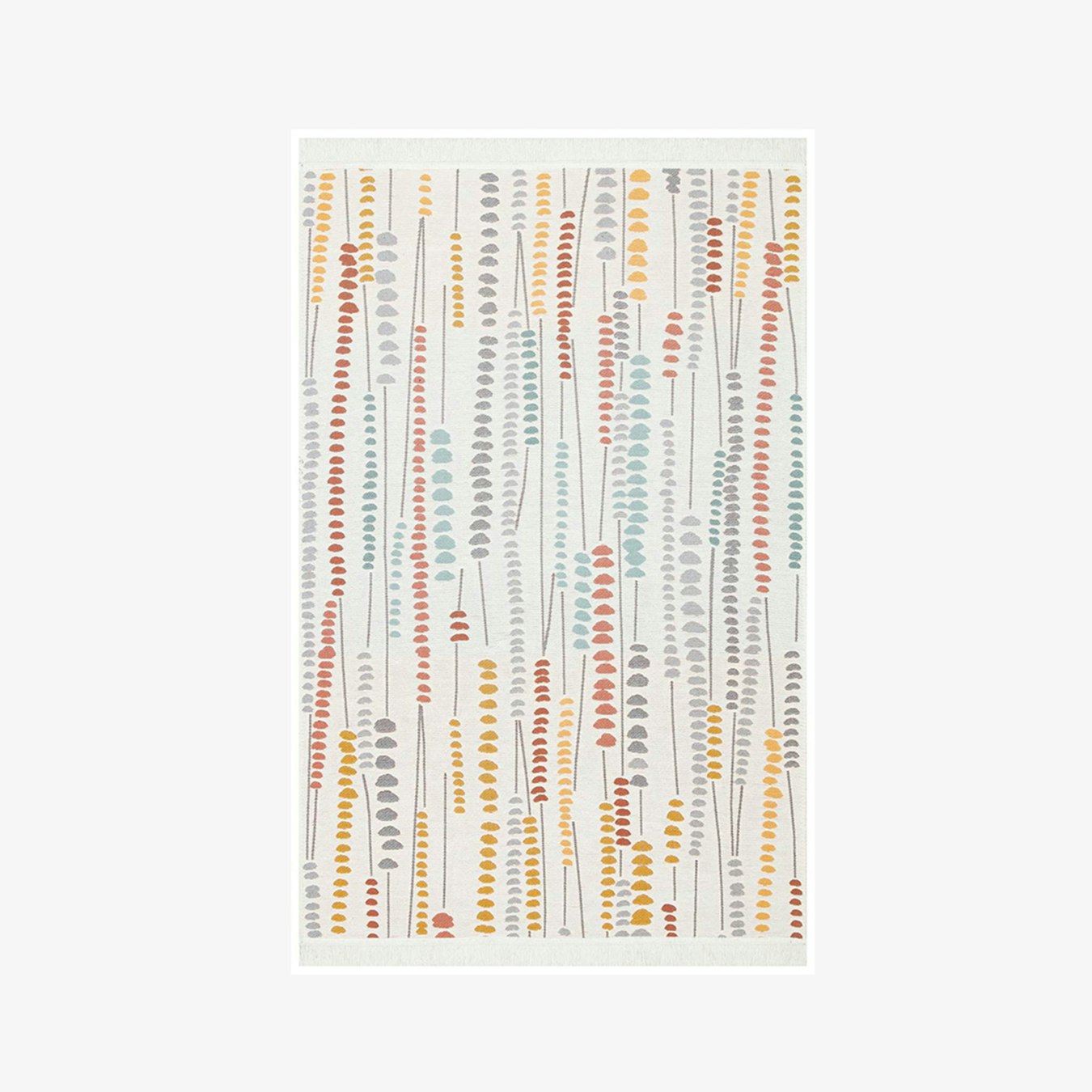 Arya 34 Reversible Rectangle Area Rug - Colourful