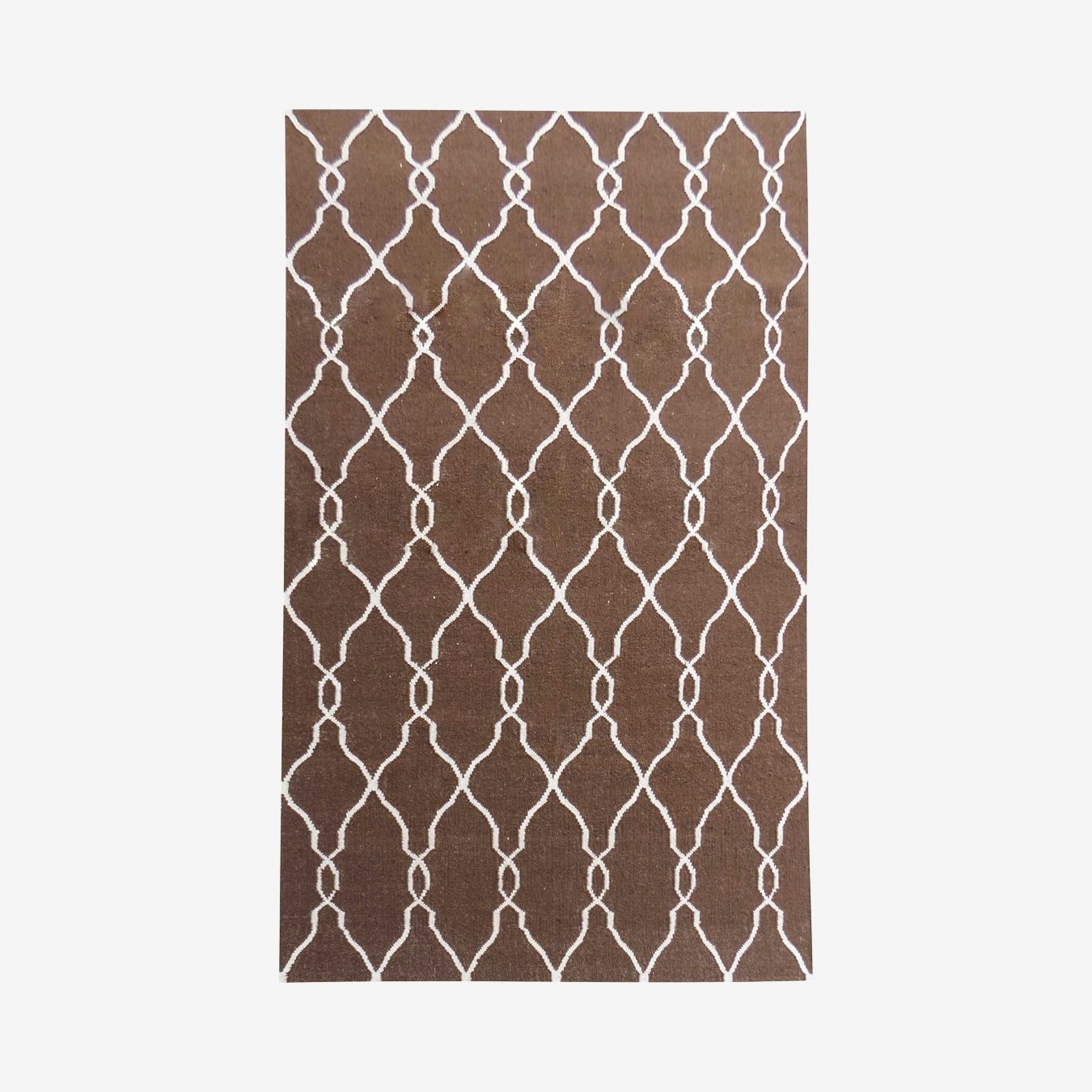 Kilim Modern 44 Area Rug - Brown / Ivory