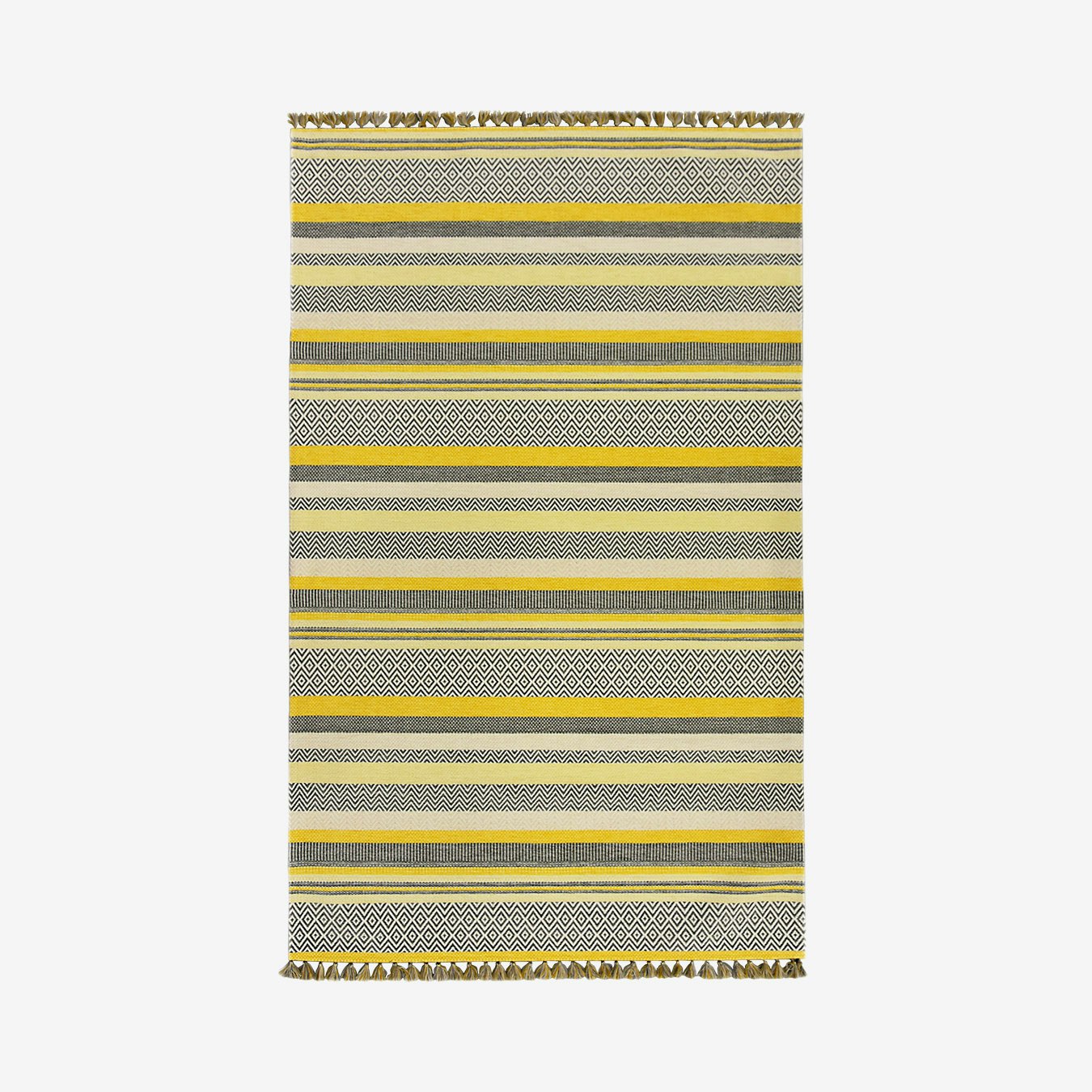 Aztec 01 Area Rug - Yellow by Bakero