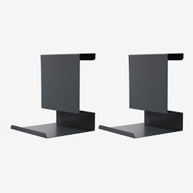 Ledge:able Shelf in Anthracite (Set of 2)