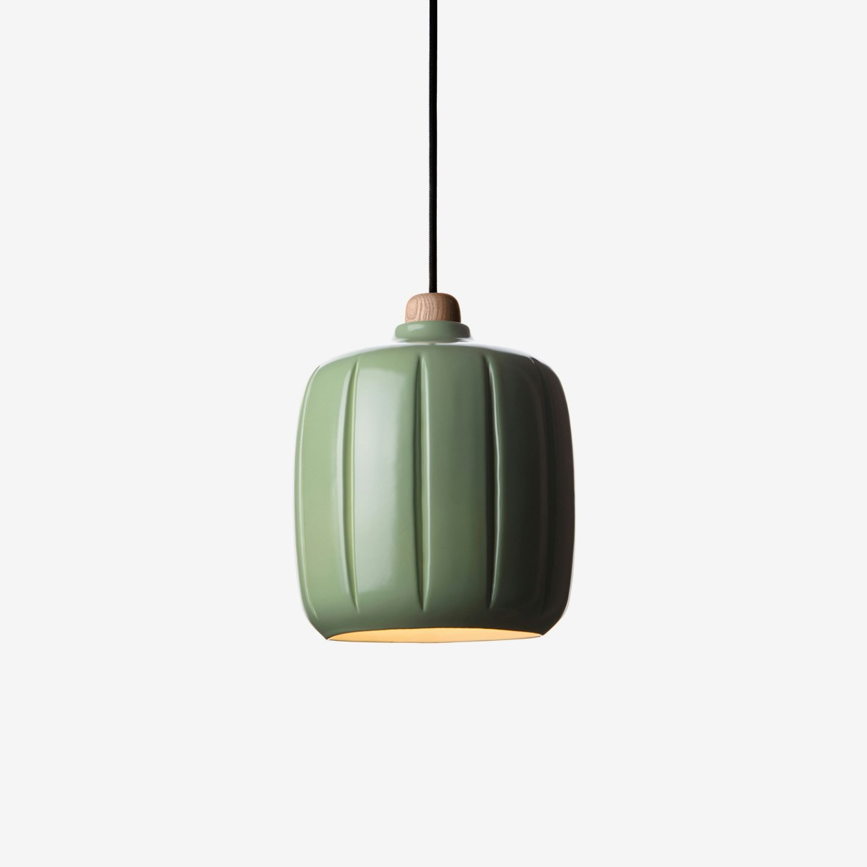 Cosse Small Pendant Lamp In Green Cosse Small Pendant Lamp In Green