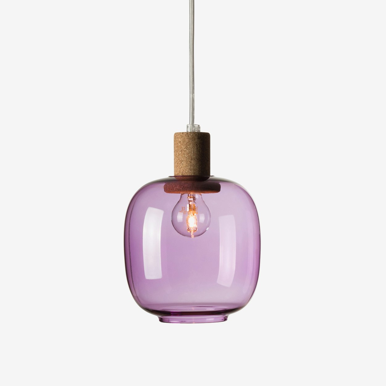 Picia Pendant Lamp In Purple By Zanolla Fy